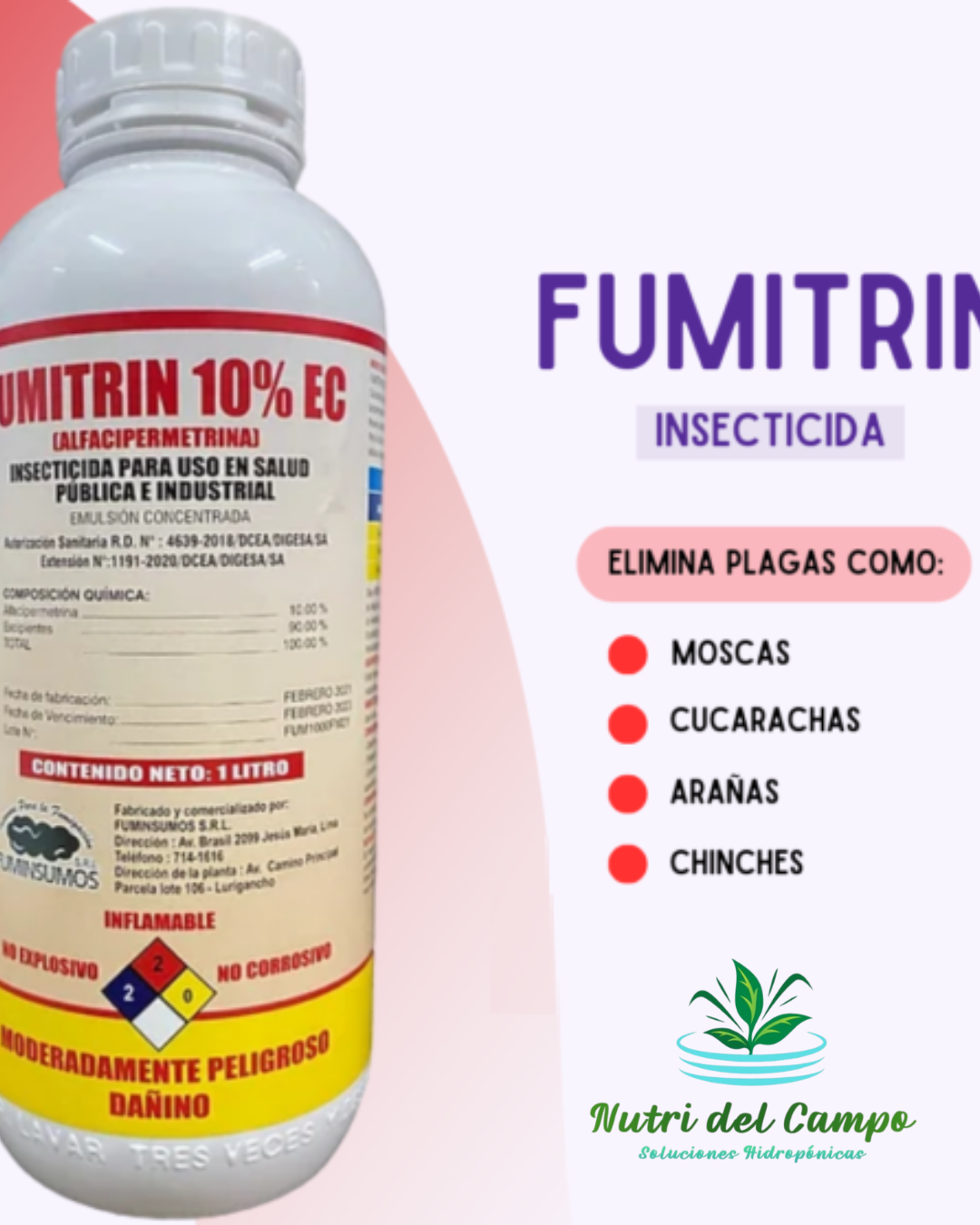 FUMITRIN 10 EC X 1 LT